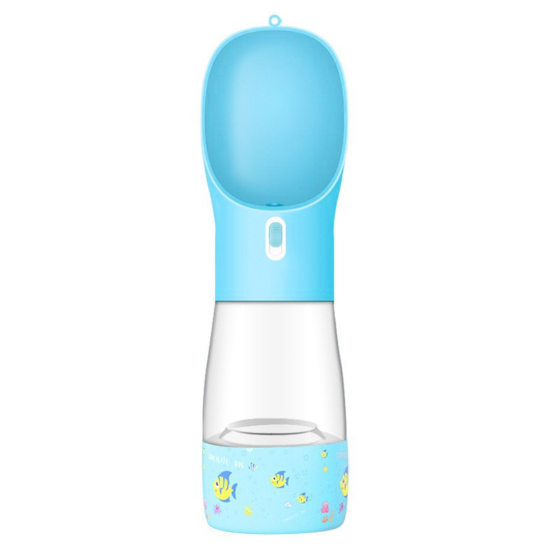 Portable Dog Water Bottle with Drinking Bowl for Outdoor Travel