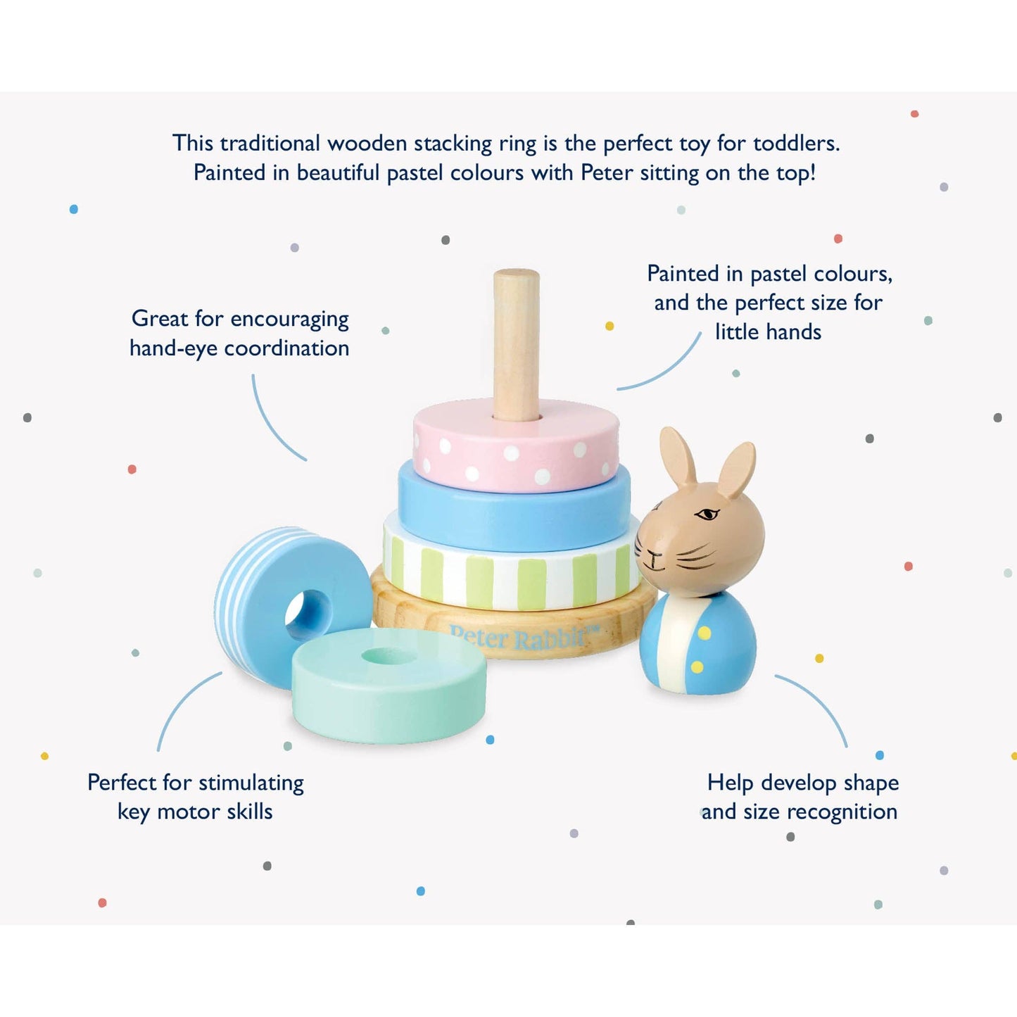 Peter Rabbit™ Wooden Stacking Ring