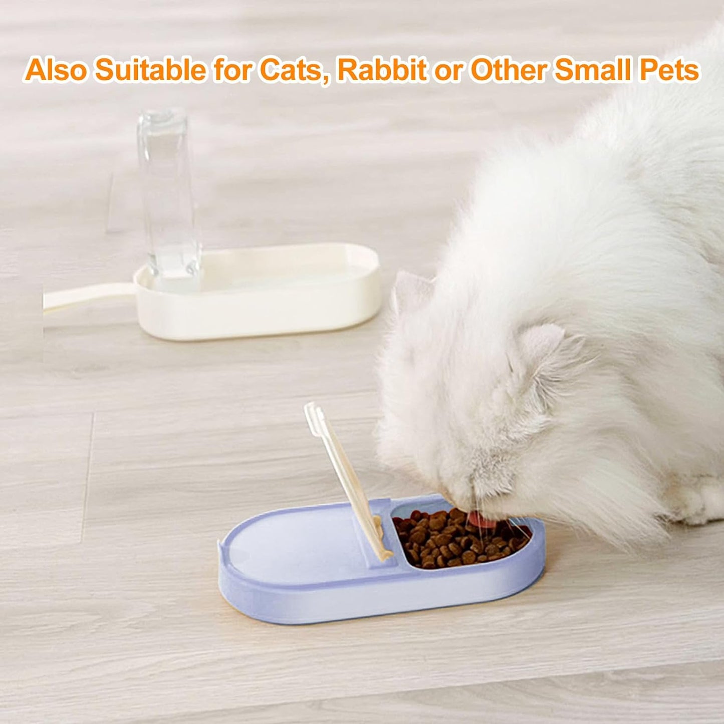 2-in-1 Portable Dog Water Bottle and Food Container for Travel