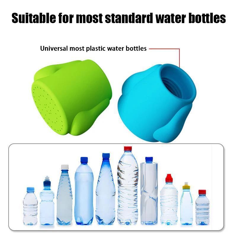 Silicone Pet Bath Sprayer Nozzle for Water Bottles Cats and Dogs