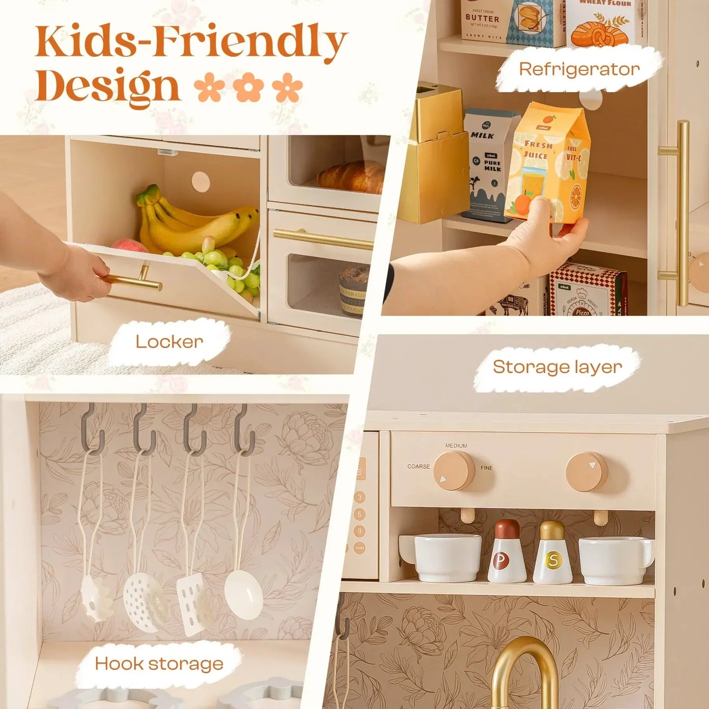 Toddler Chef - Wooden Play Kitchen
