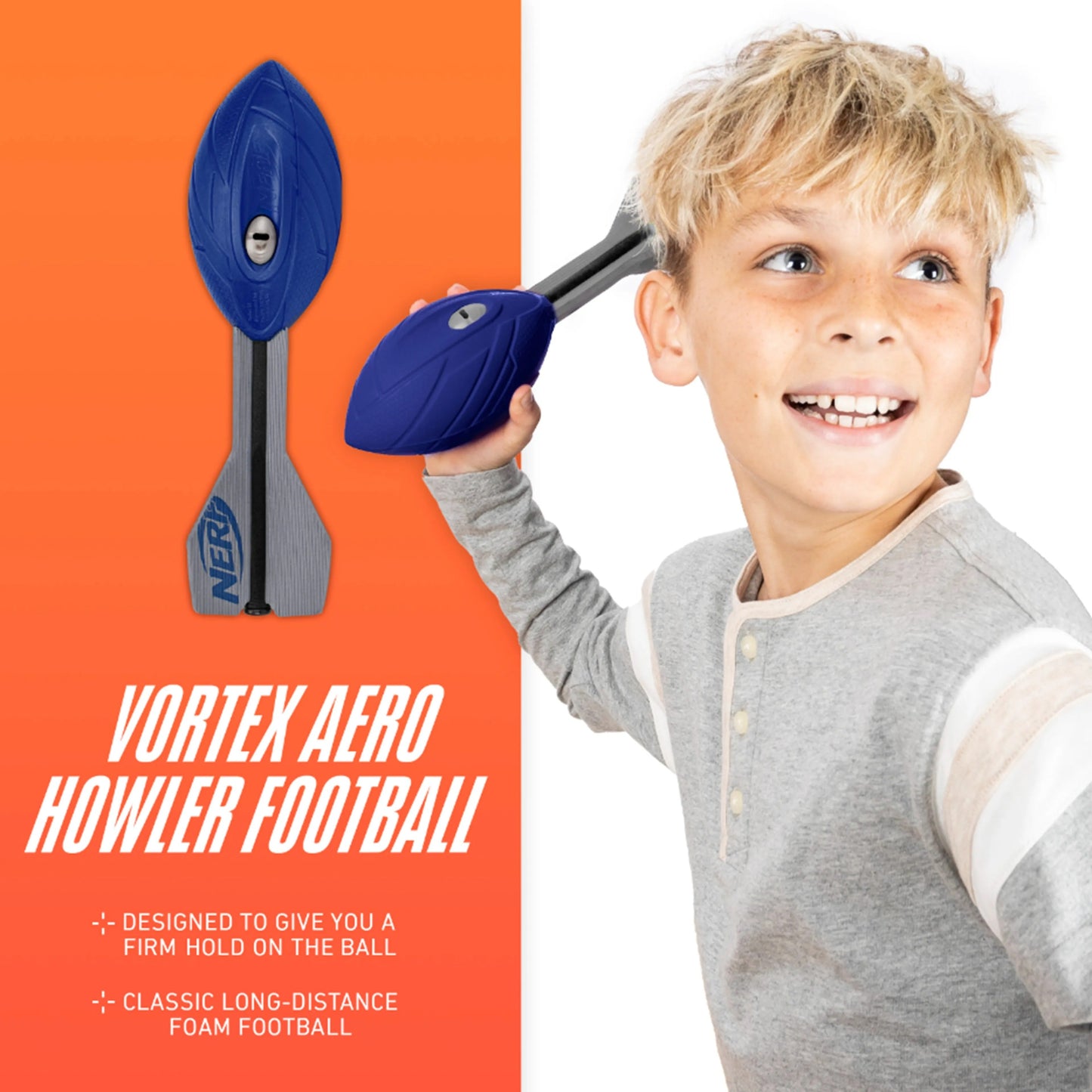 Nerf Vortex Aero Howler - Blue - Pack of 10